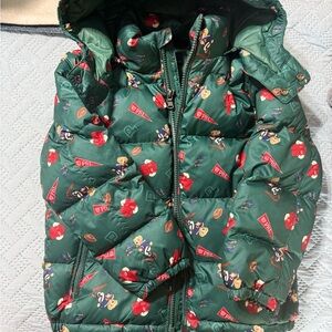 Ralph Lauren Polo Green Jacket with Graphic Design